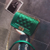  Fashion Rhombus Grid Design Green leather Crossbody Bag