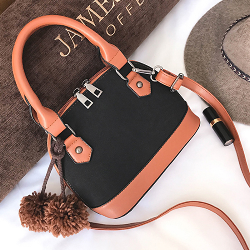  Fashion Zipper Design Brown PU  Clutches Bags