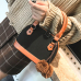  Fashion Zipper Design Brown PU  Clutches Bags