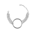 Fashion Hollow-out Silver Metal Necklace