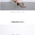 Sexy fashion new explosions snakeskin glass high heel sandals snakeskin Shoes #95010