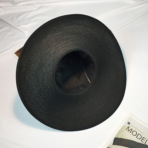 Fashion Black Straw Hat