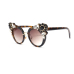  Euramerican Leopard Frame Design PC Sunglasses