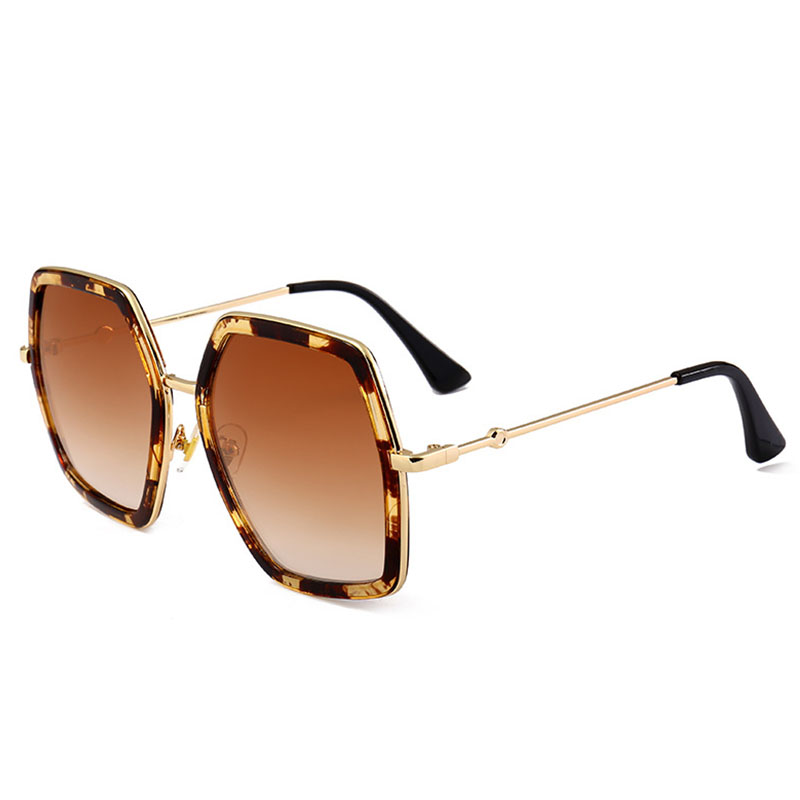 Fashion Cat s Eye Frame Design Leopard PC Sunglasses