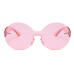  Fashion Pink Plastic Sunglasses