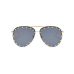  Fashion Rivet Decoration Grey PC Sunglasses
