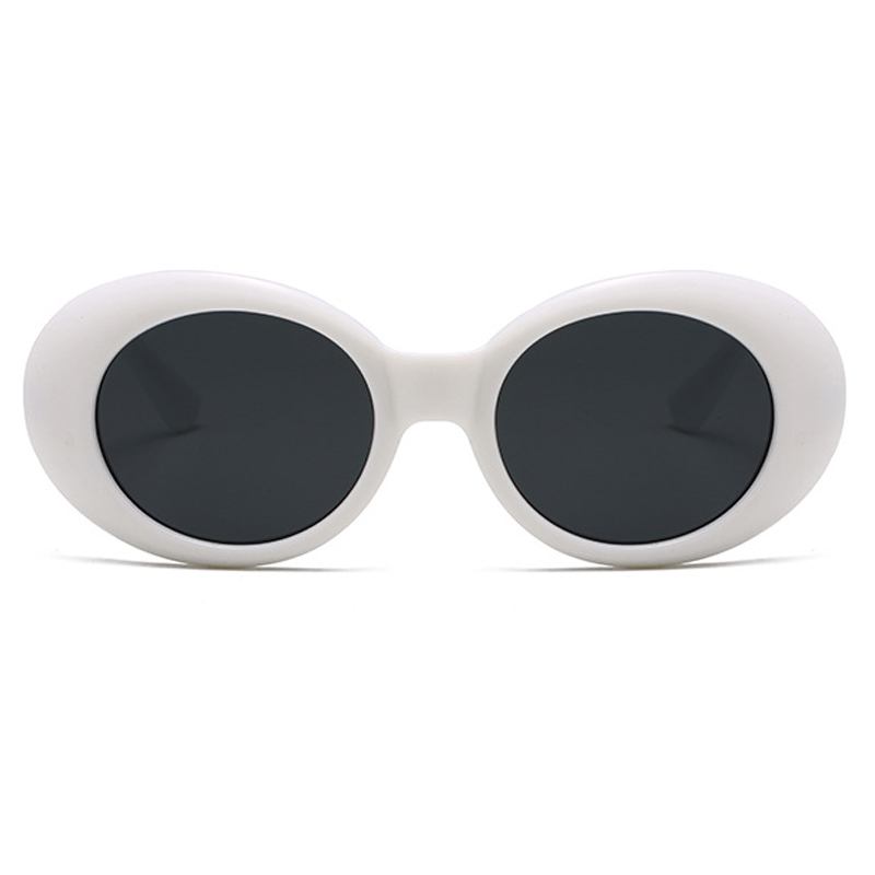  White Patchwork PC Sunglasses