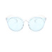 Fashion See-Through Blue PC Sunglasses