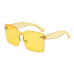 Fashion Yellow PC Sunglasses