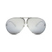 Stylish Silver Metal Sunglasses