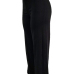  Fashion High Waist Patchwork Black Polyester Zipped Pants