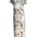  Trendy Printed Asymmetrical Milk Fiber Ankle Length Dress