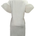 Euramerican Round Neck Printed White Polyester Mini Dress