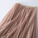 New women's style with cut-out lace skirt and loose waist a-line skirt #95066