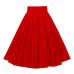 Plus-size goth punk women's cotton red ball dress with a full skirt is supplied by manufacturers #94933