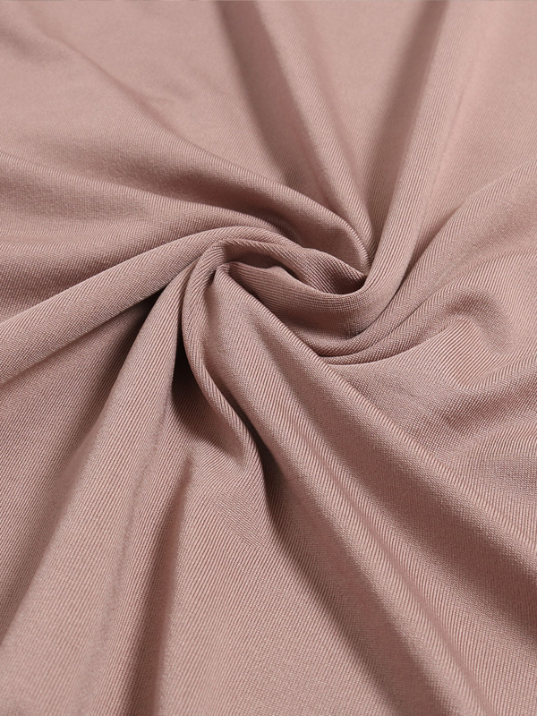 Sexy Round Neck Hollow-out Pink Milk Fiber Sheath Mini Dress