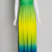 Stylish V Neck Tank Sleeveless Floral Print Dress For Women(Without Belt)