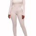 Stylish Dew Shoulder White Polyester One-piece Jumpsuits