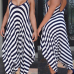 Qmilch Striped Loose Jumpsuits
