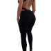 Sexy Backless Black Twilled One-piece Skinny Jumpsuits