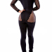 Sexy Hollow-out Black Knitting One-piece Skinny Jumpsuits