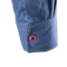  Stylish Turndown Collar Long Sleeves Baby Blue Denim Shirts