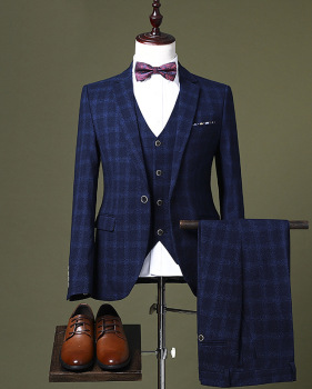 A three-piece business suit for men #95067