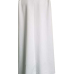 Trendy Long Sleeves Cloak Design White Healthy Fabric Coat