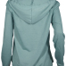  Leisure Long Sleeves Lace-up Green Polyester Hoodies