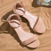 Suede sandals for women chunky leather sandals for women summer shoes #95031