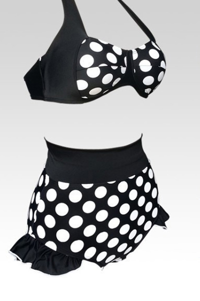 New Style Squares Black Bikinis(Please Choose A Bigger Size)