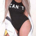 Polyester Letter One Pieces