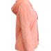  Euramerican Hooded Collar Long Sleeves Pink Cotton Shirts