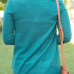  Trendy Long Sleeves Side Split Green Cotton Shirts