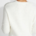  Sexy Deep V Neck White Cotton Sweaters