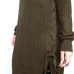 Stylish Round Neck Hollow-out Army Green Cotton Sweaters 