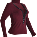 Sexy Deep V Neck Hollow-out Wine Red Knitting Sweaters