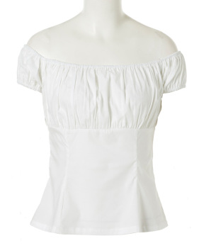 Slim white tops sell solid colors with short sleeves shirts #94937