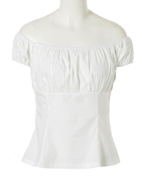 new cotton tee pink one word collar elastic sleeve t-shirt #94939