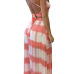  Pink Qmilch Skirt Plaid O neck Sleeveless Sexy Two Pieces