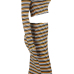  Trendy Dew Shoulder Striped Blending Two-piece Skirt Set