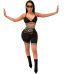 Best selling European and American sexy bra plaid bag hip Slim nightclub pants #94964