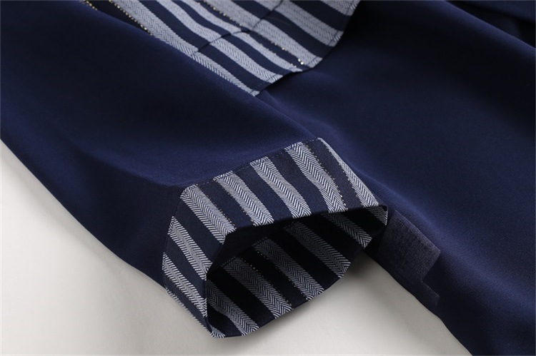 Original design women's 2019 spring new fashion sleeves striped three-piece wide leg pants suit #94995